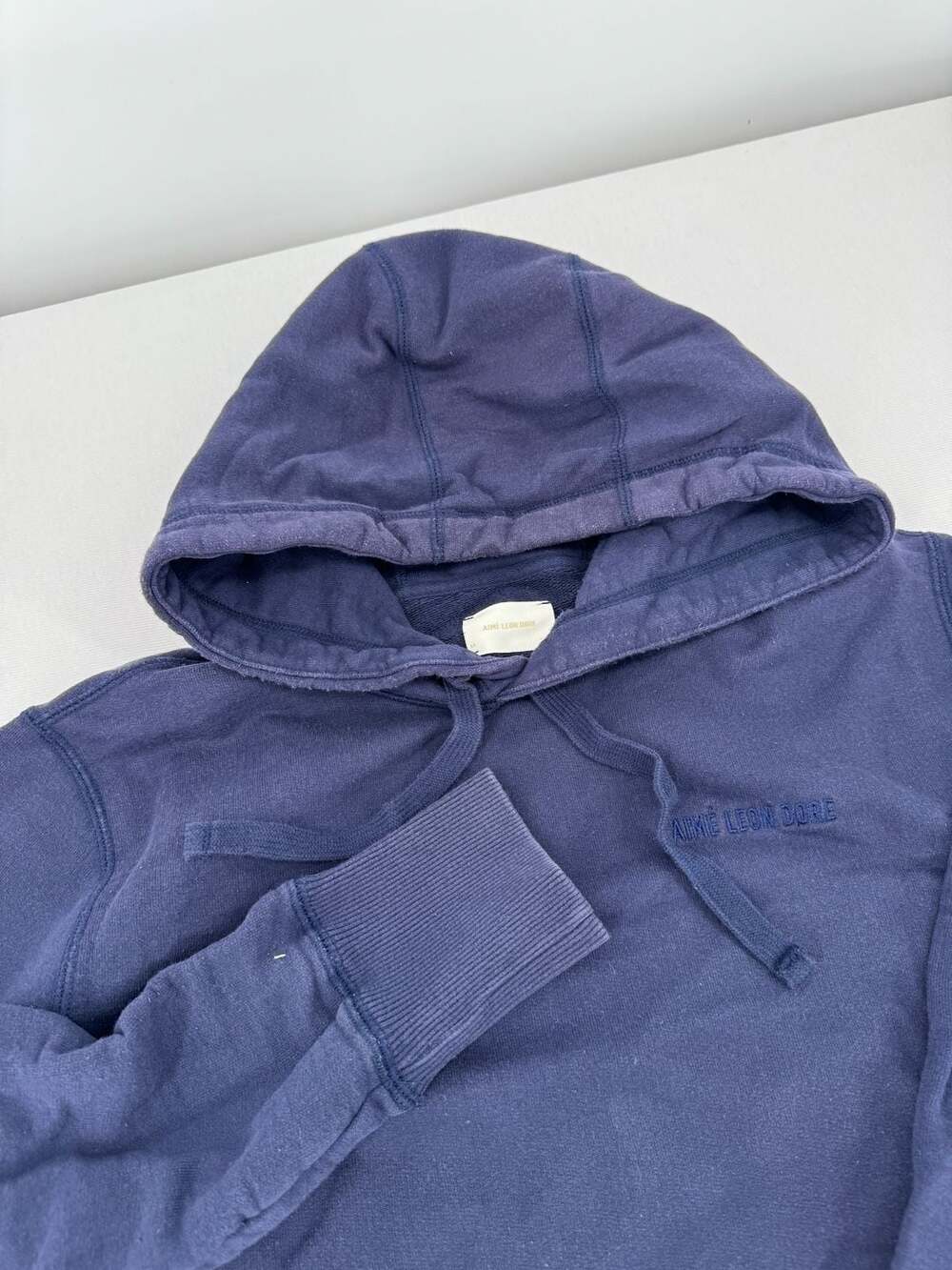 Aime Leon Dore Hoodie Navy Blue Size Unknown